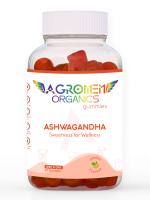 Agromen Organics Ashwagandha Gummies |With Vitamin E |For Relaxation & Focus