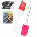 Tedred Flexible Silicone Cooking Oil Brush and Spatula