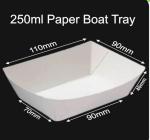 M/S ECO PLUS PACK Paper Boat Tray For Food Packaging 25 pcs paper