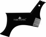 Park Daniel Boomerang Beard Line Beard Shaper Comb | Style your beard hassle-free | Pocket-size Comb for hair & Beard styling