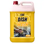 FLISKO Dishwash Liquid 5 Liter Yellow Biodegradable, Non-Toxic | Removes Tough Grease & Odour, No Toxic Residue, Baby & Pet Safe