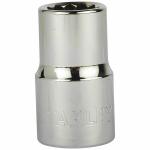 Stanley 1-86-545 Chrome Vanadium Steel Twelve Point Standard Socket 13 mm