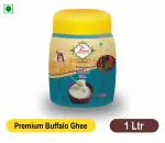 SHREE BALGOPAL 1 Litre Premium Desi Buffalo Ghee | Immunity Booster Pure Buffalo Ghee| Pure Ghee (Pack of 1)