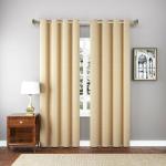 Jvin Fab Beige Velvet Curtain, 96 X 54 X 2 Cm