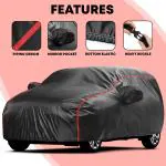 Love Me Car Cover For Renault Triber (With Mirror Pockets)  (Black, Red, For 2008, 2009, 2010, 2011, 2012, 2013, 2014, 2015, 2016, 2017, 2018, 2019, 2020, 2021, 2022, 2023 Models)