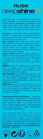Rusk Deepshine Oil Protective Oil Treatment Acti Biotic