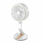 Table Fan High Speed, Powerful Rechargeable 1.5 Watts Table Fan with 21 SMD LED Light, Table Fan for Home, Table Fans, Table Fan for Office Desk, Table Fan High Speed, Table Fan For Kitchen