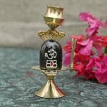 NAVYAKSH Brass Shiv ling|| Lingam|| Shivling Statue|| shivling Stand