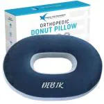 DEBIK Orthopedic Coccyx Donut Pillow Seat Cushion for Lower Back Pain, Tailbone Pain Relief- Blue