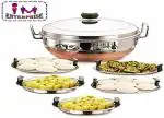 MB BROTHERS Stainless Steel Multi Kadai Idli Maker