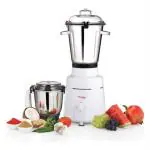 Premier KM 518 White Plastic 1200 W Mixer Grinder With 2 Jars