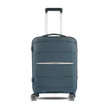 Goblin Keeper Luggage Bag with TSA Lock, Trolley Bags for Travel, Polypropylene Hard Sided 4 Wheels 360 Degree Wheeling Suitcase, 44.80 Liters Travelers Bag Blue - 3 Years Warranty (Small)