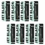 OCTAVIA BEAUTY Jet Black Eye Kajal for Women Smudge-Proof & Long Lasting | Lite Green Packet | Black Kajal | Pack of 8