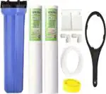 Pireti-Aqua Polypropylene, Polyvinyl Chloride Ro Pre-Filter Housing, Clamp, Spunfilter And Pipe Solid Cartridge (Pack Of 8)