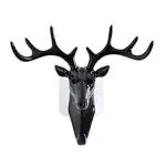 ANSHEZ Deer Head Shape Self-Adhesive Wall Door Hook Hanger | Decorative Key Holder for Wall Stylish Pack of 1