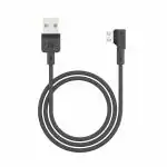 Portronics Konnect L 1.2Mtr, Fast Charging 3A Micro USB Cable with Charge & Sync Function (Grey)