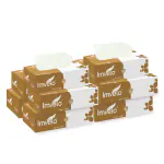 IMVELO GREEN YOUR HYGIENE Ultra Soft 2 Ply Facial Tissues Box | Pack of 10 - (100 Pulls, 200 Sheets) Regular Home/Office Pack