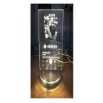 SHOPINSTA LED Customized Spotify with photo & scannable link with musical plaque for gift