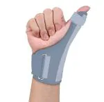 Anshelite India Adjustable Thumb Brace Spica Splint Support | Reversible Thumb Stabilizer for Pain, Strains, Arthritis,Tendonitis, Carpal Tunnel & Trigger Thumb Immobilizer [For Both Hands] (Grey)
