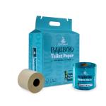 AshNatural Bamboo Toilet Tissue Paper Rolls-300 Pulls per Roll|100% Natural 3 Ply Ecofriendly, Soft, Absorbent & Skin Friendly Bathroom Wipes (Pack of 10)