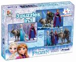 Frank Frozen - 3 In 1 Puzzle - 26 Pieces Each l Toys l Games