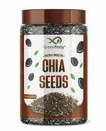 GreenFinity: Premium Chia Seeds 300g - Raw Chia Seeds For Eating With Omega 3 & Fibre for Weight Loss management, [Jar Pack of 1].