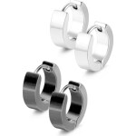 XWPZK Mens Women girls boys Valentine Multi Hoop Bali earrings combo stylish design Steel, Stainless Steel, Brass, Copper Hoop Earring, Clip-on Earring, Plug Earring, Stud Earring, Earring Set