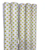 Sejas Collections Gold Polka Gift Wrapping Pape for Gift Packing DIY 2.8 x 19 Inches (Pack of 10)