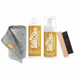 Herbal Home Shoe Care Natural Solution Foam Cleaner 100 ml And Polish With Moisurizer Cream 100 ml And Brush, Microfiber Cloth, Shoe Cleaner Kit For Sneaker,Sports Shoe Cleaner Foam Spray