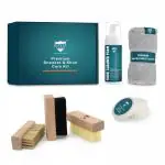 ROYAL CARE PROFESSIONAL FOAM 150 ML + BRSUH SOFT + BRUSH MEDIUM + BRUSH HARD + MICROFIBER CLOTH + SHINE SPONGE | Works on Leather, Whites, Nubuck, Golf Shoes, Basketball Shoes, Boots, Sandals