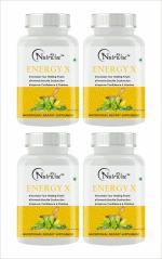 NUTROCOPIA Energy X Capsules for Drive, Stamina, Power & Timing for Men Combo pack of 4 Bottles of 60 Capsules(240 No.)
