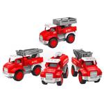 KTRS Enterprise Excavator Engineering Vehicles Construction Truck Set Friction car Inertia Toy Dump Truck