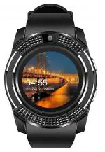 meckwell V8 BLUETOOTH SMARTWATCH Smartwatch (Black Strap, FREE SIZE)
