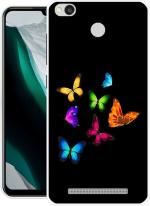 Paedicon Multicolour Silicone Mobile Back Cover (Mi Redmi 3S Prime)