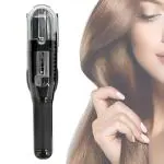 TLISMI 2 in 1 Rechargeable Battery Operated Wireless Automatic Split Ends Hair Trimmer Professional Dual Sided Comb Style Gentle Electric Hair Clipper Machine for Dry Damaged & Brittle Hair
