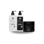 90 Bounty Ninety Keratin Activator Elevating Shampoo & Conditioner (300Ml) & Keraology Hair Masque Collatin 33 (200Gm) For Repair, Smooth & Frizz-Free Hair - Suitable For All Hair Types (Pack Of 3)