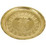 Spillbox Traditional Handcrafted Brass Thali/Aarti Plate for Pooja/Worship - Kumbam Plate