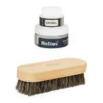 Helios Natural Shoe Accessories Kit 1 Cream 199 Horse Hair Brush