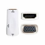 MX HDMI Female to VGA + EP Stereo Female Converter with Audio 3.5MM Cord (MX-3534B)