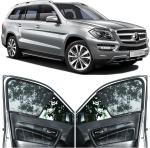 Able Sporty Half Car Sun Shade Curtains for Mercedes- Benz-GL Class GL 350 Set of 8 Pcs