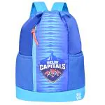 EUME Delhi Capitals 19 Ltrs Drawstring Backpack with 1 Compartment | Men & Women | Fit Up to 13.3 inch Laptop | Blue Color