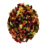 NatureVit Candied Mixed Dried Fruits | Sun Dried Fruits, 1 Kg - Pineapple, Apple, Papaya, Mango, Pomelo