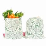 GOLI SODA Keep It Fresh Reusable Cotton Vegetable Bag - Small (Pack Of 4)