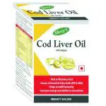 SHrey's Cod Liver Oil with Vitamin A & D for Immunity & Heart - 100 Softgels