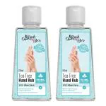 Tea Tree Aloe Vera Hand Rub Sanitizer Gel -50 ml (Pack of 2)
