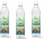 SHIV SHAKTI INTERNATIONAL White Vinegar 500 Ml | Distilled White Vinegar For Salad Cooking & Cleaning | 500 Ml X 3 Bottle, Pack of 3