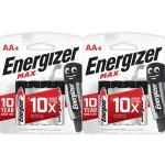 Energizer Primary Alkaline Batteries MAX AA (Pack of 8)