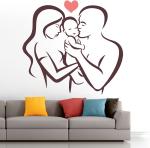 StickMe Multicolor Vinyl Mother And Baby Love Parents Love On Child Birth Children Creative Colorful Wall Sticker