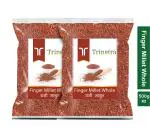Trinetra Ragi Sabut 1 kg (500g X 2 Pack) Finger Millet