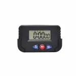 VOILA Car Dashboard Office Desk Alarm Clock and Stopwatch with Flexible Stand Black Small